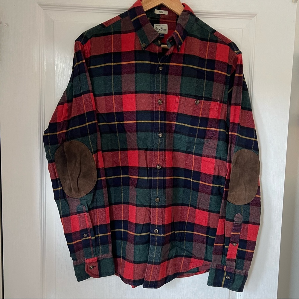 J. Crew flannel men’s medium